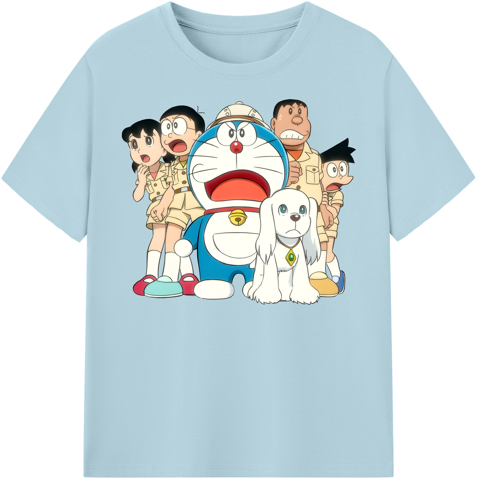 （画像用） ドラえもん Doraemon 綿100％半袖Tシャツ（フロントプリント）